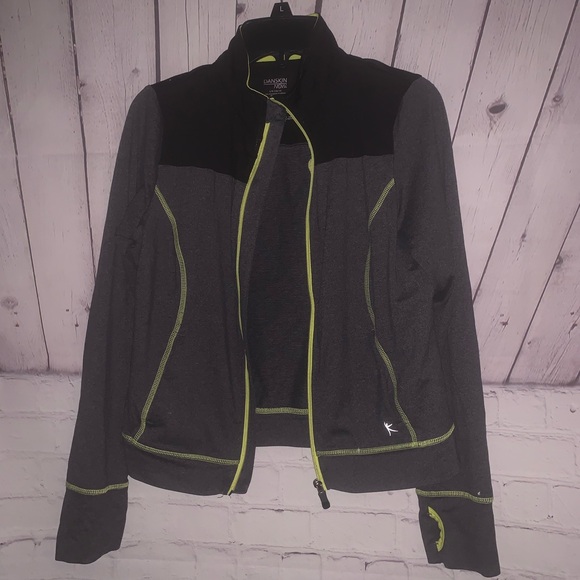 Danskin Now Women's Gray and Black Ski Jacket - Picture 1 of 3